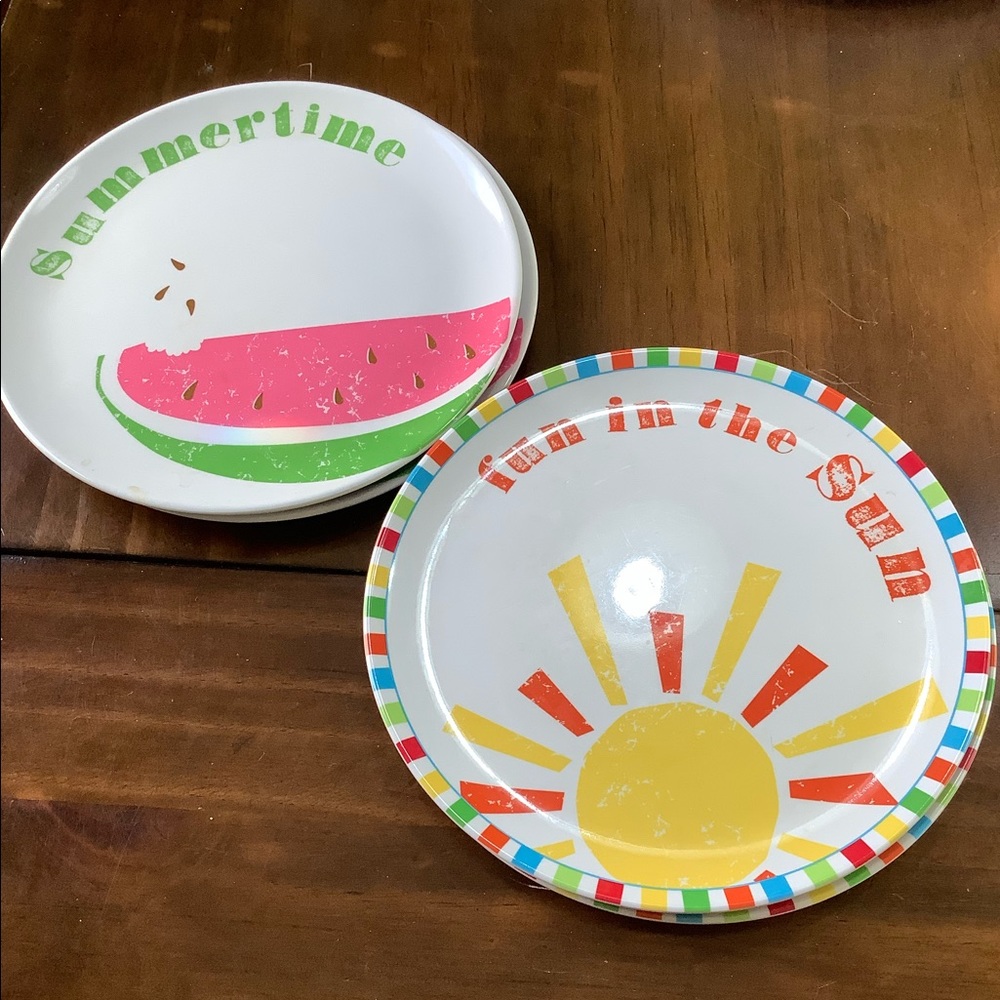 ☀️ Set of 4 Summertime Plates ☀️